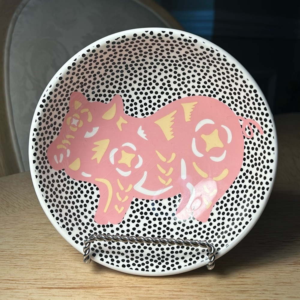 Neiman Marcus Coton Colors Chinese Zodiac Pig Bowl